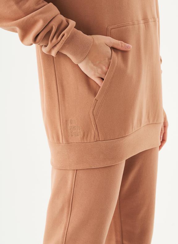 Unisex Hoodie Organic Cotton Halki Light Brown from Shop Like You Give a Damn