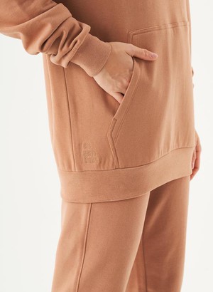 Unisex Hoodie Organic Cotton Halki Light Brown from Shop Like You Give a Damn