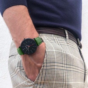 Moderno Watch All Black & Green from Shop Like You Give a Damn