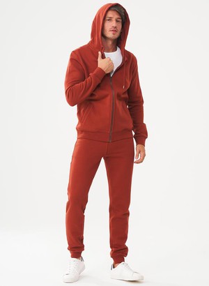 Zip-Up Hoodie Organic Cotton Ginger from Shop Like You Give a Damn
