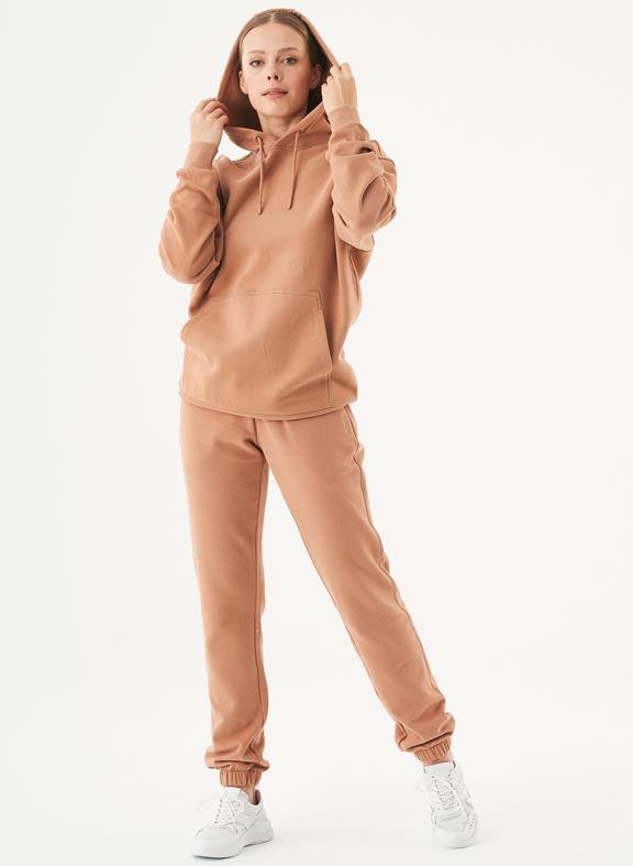 Unisex Hoodie Organic Cotton Halki Light Brown from Shop Like You Give a Damn