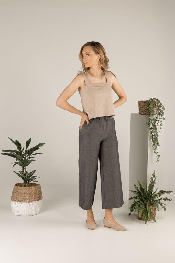Culottes Forest Whispers Charcoal from Shop Like You Give a Damn