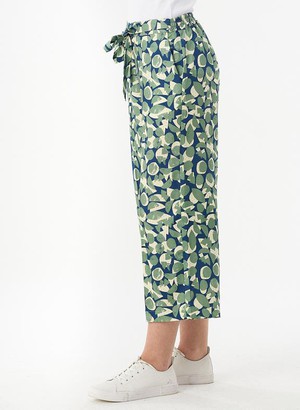 Culotte Pants Print Green from Shop Like You Give a Damn