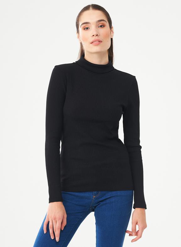 Turtleneck Organic Cotton Black from Shop Like You Give a Damn