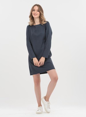 Dress Boat Neckline Navy from Shop Like You Give a Damn