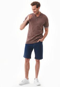 Denim Shorts Mid Blue via Shop Like You Give a Damn