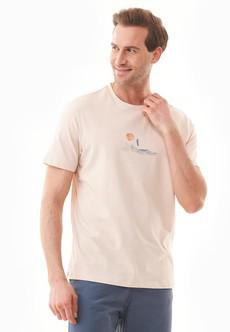 T-Shirt With Print Birch Brown via Shop Like You Give a Damn