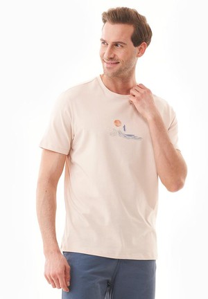T-Shirt With Print Birch Brown from Shop Like You Give a Damn