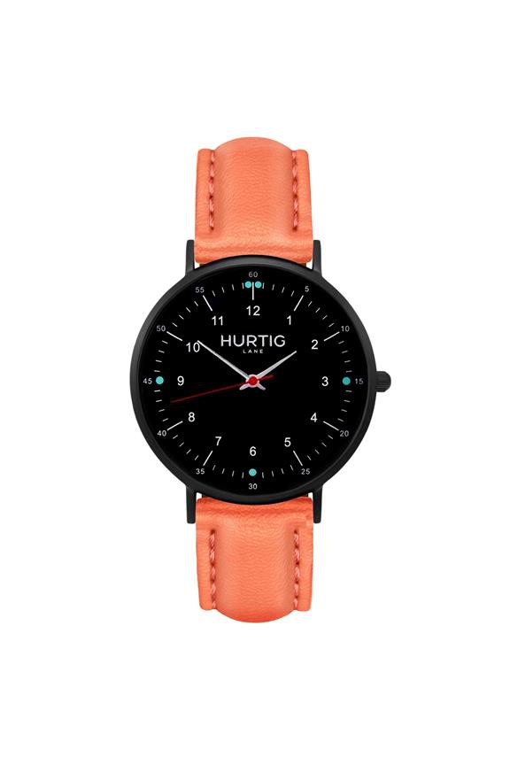 Moderna Watch All Black & Coral from Shop Like You Give a Damn