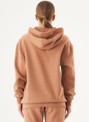 Unisex Hoodie Organic Cotton Halki Light Brown from Shop Like You Give a Damn