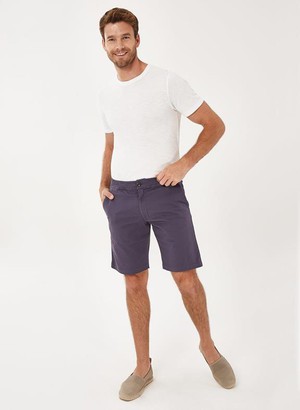 Chino Shorts Purple Gray from Shop Like You Give a Damn