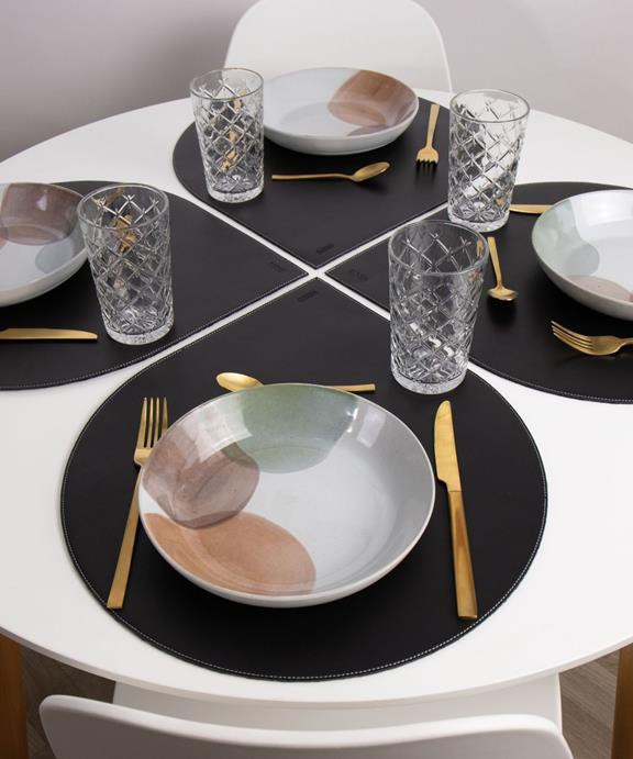 Placemat Ronia Night Black - Set Of 4 from Shop Like You Give a Damn