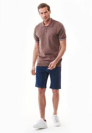 Polo Shirt Knit Deep Taupe from Shop Like You Give a Damn
