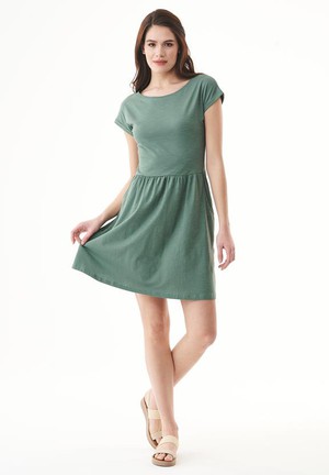 Dress Jersey Slub Green Tea from Shop Like You Give a Damn