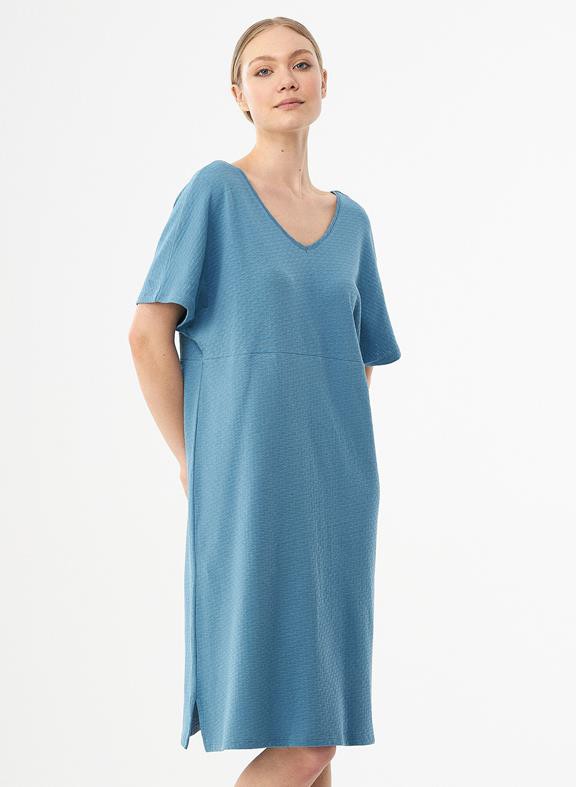 Jersey Dress Organic Cotton Blue from Shop Like You Give a Damn