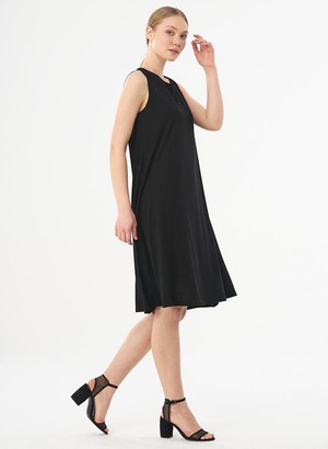 Sleeveless Jersey Dress Black from Shop Like You Give a Damn