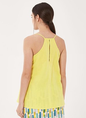 Spaghetti Straps Top Yellow from Shop Like You Give a Damn