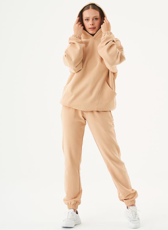 Oversized Hoodie Hande Beige from Shop Like You Give a Damn
