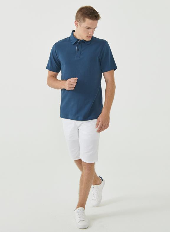 Polo Shirt Organic Cotton Dark Blue from Shop Like You Give a Damn