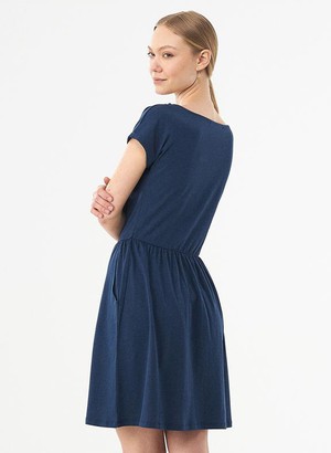 Jersey Dress Dark Blue from Shop Like You Give a Damn