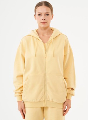 Sweat Jacket Jale Soft Yellow from Shop Like You Give a Damn