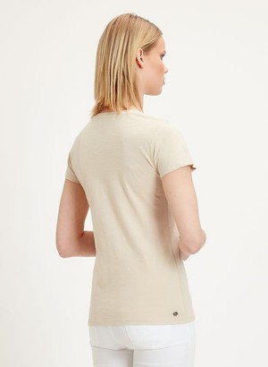 Basic T-Shirt Beige from Shop Like You Give a Damn