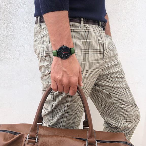Moderno Watch All Black & Green from Shop Like You Give a Damn