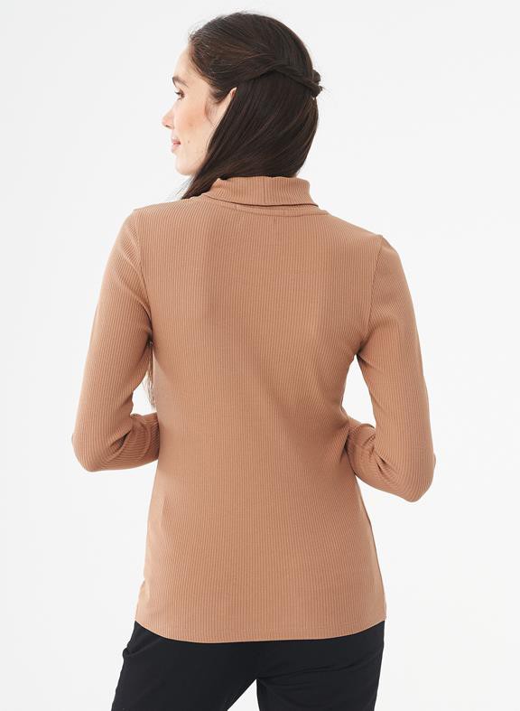 Turtleneck Light Brown from Shop Like You Give a Damn