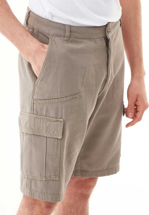 Cargo Shorts Smokey Olive Green from Shop Like You Give a Damn