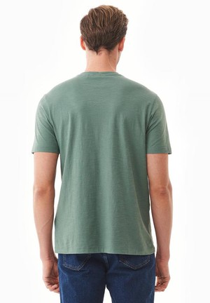 T-Shirt V-Neck Basic Green Tea from Shop Like You Give a Damn