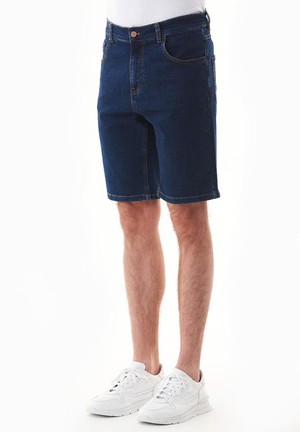 Denim Shorts Mid Blue from Shop Like You Give a Damn