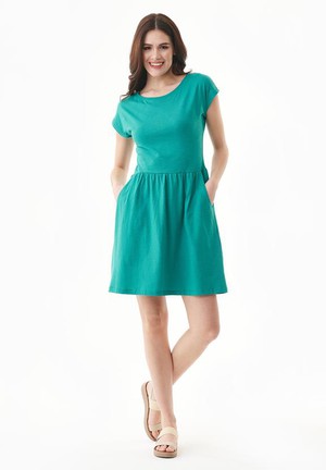 Dress Jersey Slub Emerald Green from Shop Like You Give a Damn