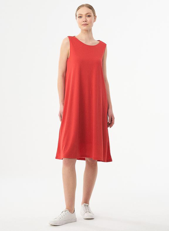 Sleeveless Jersey Dress Red from Shop Like You Give a Damn