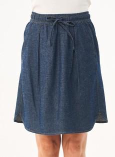 Denim Skirt Organic Cotton Tencel Hemp via Shop Like You Give a Damn