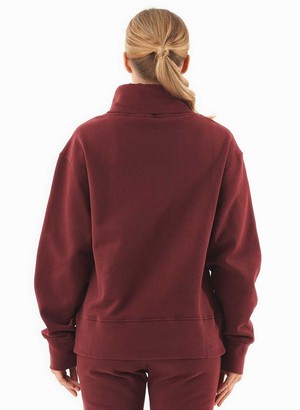 Sweater Turtleneck Organic Cotton Bordeaux from Shop Like You Give a Damn