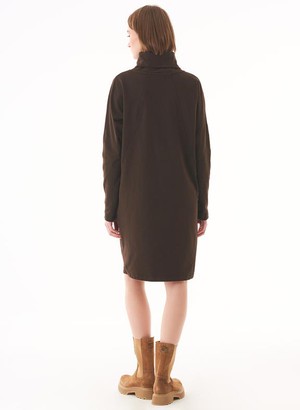 Sweater Dress Organic Cotton Espresso from Shop Like You Give a Damn