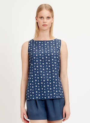 Tencel Blouse Top With Print from Shop Like You Give a Damn