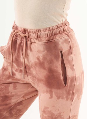 Tie-Dye Joggers Organic Cotton Misty Rose from Shop Like You Give a Damn