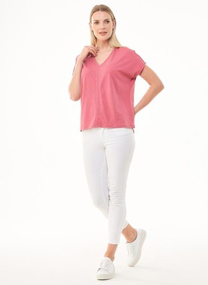 T-Shirt Tencel Organic Cotton Pink from Shop Like You Give a Damn