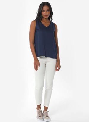 Sleeveless Top Navy from Shop Like You Give a Damn