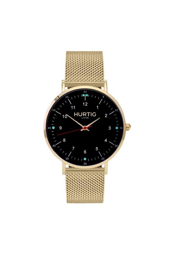 Moderna Steel Watch Gold, Black & Gold from Shop Like You Give a Damn