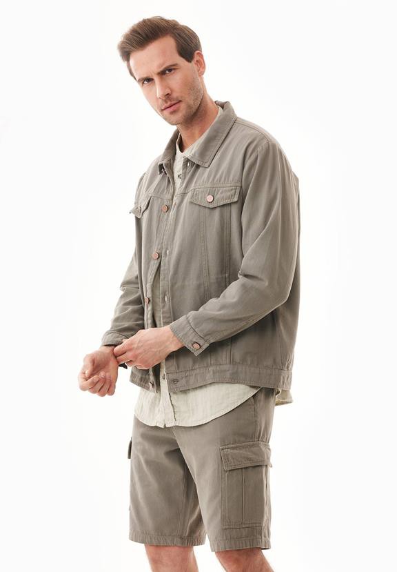 Shirt Jacket Smokey Olive Green from Shop Like You Give a Damn