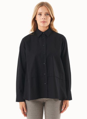 Overhemdblouse Bio-Katoen Zwart from Shop Like You Give a Damn