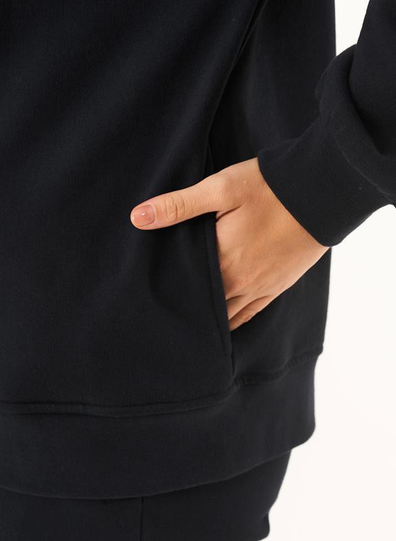 Soft-Touch Sweat Jacket Black from Shop Like You Give a Damn