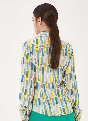 Shirt Print Yellow Blue from Shop Like You Give a Damn