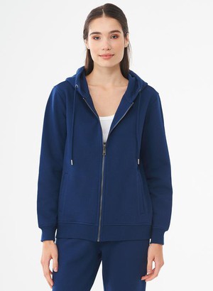 Sweat Jacket Navy Blue from Shop Like You Give a Damn