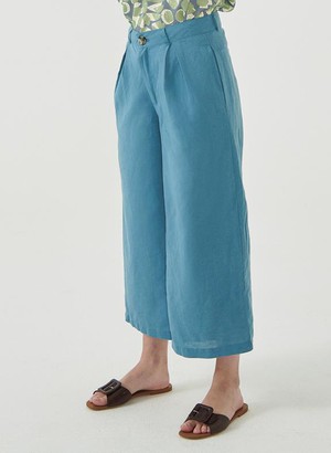 Culotte Pants Petrol Blue from Shop Like You Give a Damn