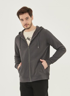 Sweat Jacket Dark Grey from Shop Like You Give a Damn