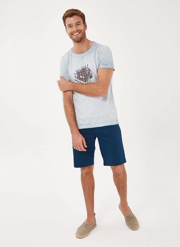 T-Shirt Rubik's Cube Blue from Shop Like You Give a Damn