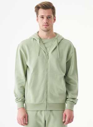 Unisex Zip Up Hoodie Junda Sage from Shop Like You Give a Damn